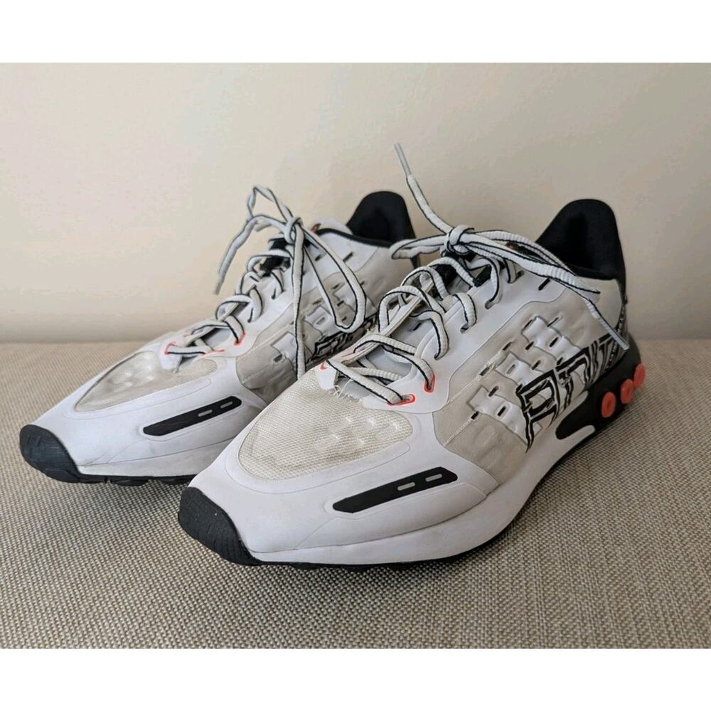 Adidas Sneakers Mens Size 9.5 US LA Trainer 3 White Solar Red Trainers Running